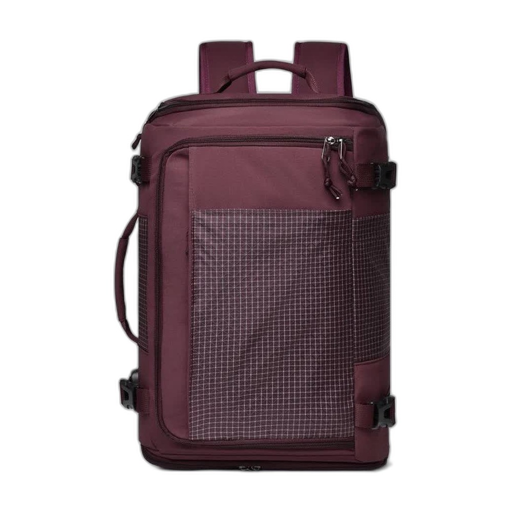 burgundy travel bag reference style on clean white background
